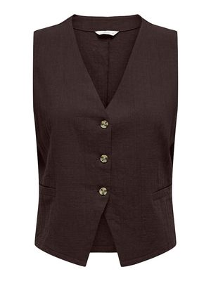 ONLTIZANA COTTON VEST TOP WVN NOOS Chocolate Torte