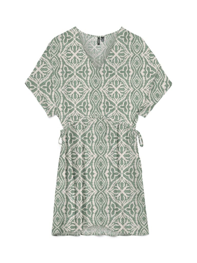VMMENNY STRING SHORT DRESS WVN GA Laurel Wreath/Camill