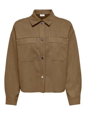 JDYJULLE L/S FAKE SUEDE SHIRT JRS NOOS Kangaroo