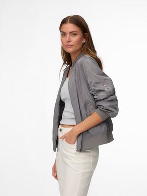 SNKATARINA SHORT BOMBER JACKET Steel Gray