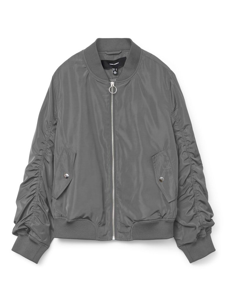 SNKATARINA SHORT BOMBER JACKET Steel Gray