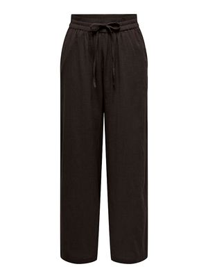 ONLTIZANA COTTON LOOSE PANTS WVN NOOS Chocolate Torte
