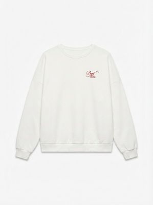 VMSILJE LS O-NECK SWEAT JRS EXP SB2 Snow White/POPPY RED