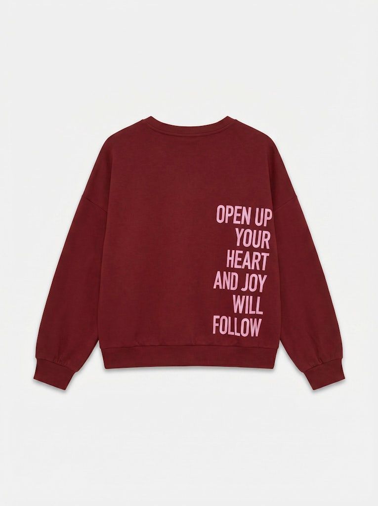 VMSILJE LS O-NECK SWEAT JRS EXP SB2 Fired Brick/MAUVE SH