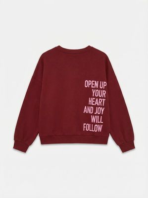VMSILJE LS O-NECK SWEAT JRS EXP SB2 Fired Brick/MAUVE SH