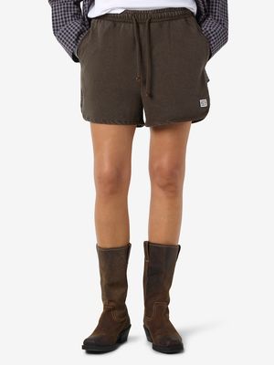 NMALANI STRING SHORTS SHORTS NOOS Chocolate Brown/WASH