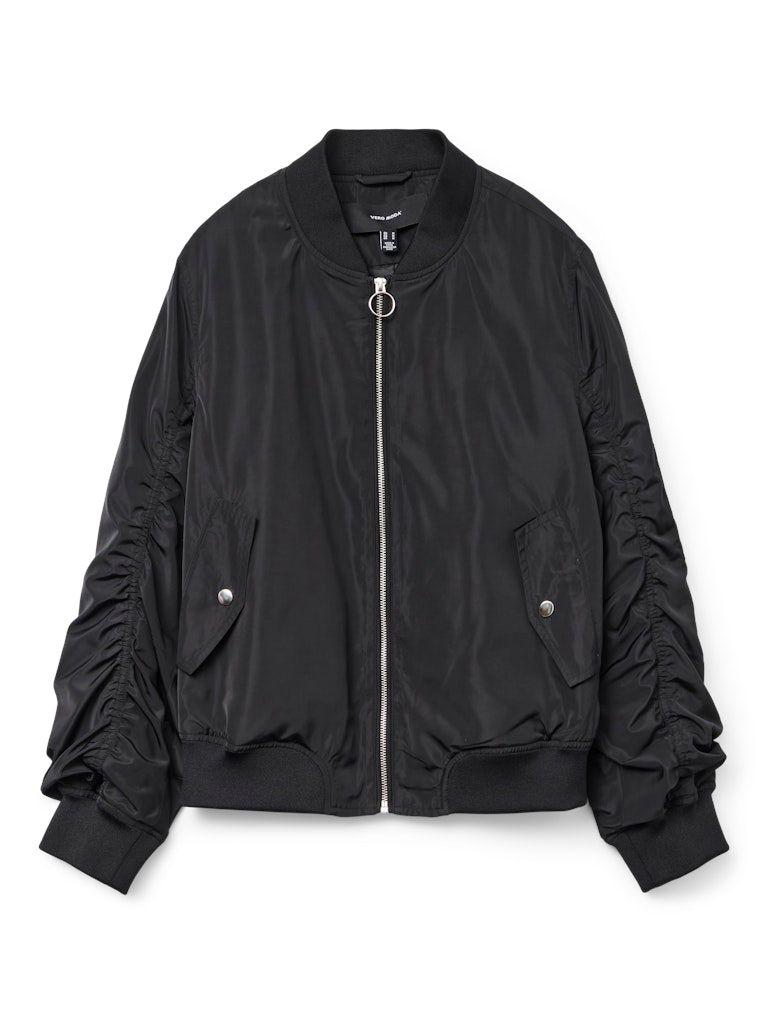 SNKATARINA SHORT BOMBER JACKET Black