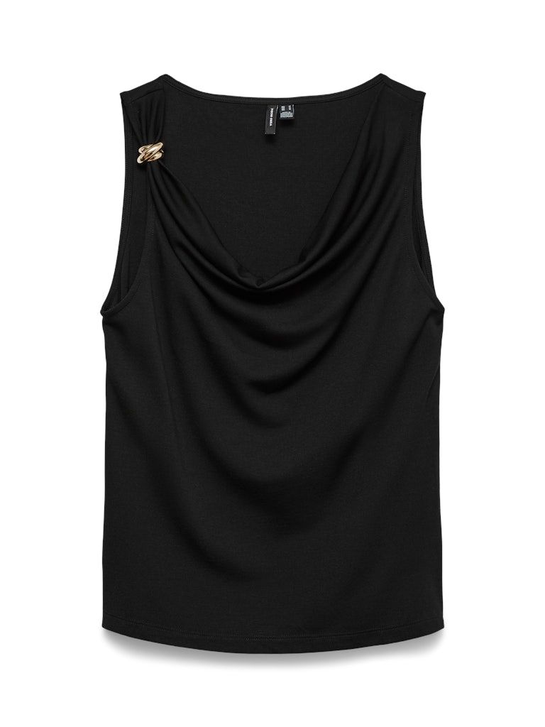 VMCARLY SL BUCKLE TOP JRS Black