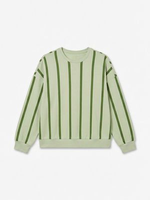 VMSILJE LS O-NECK SWEAT JRS EXP SB2 Fog Green/VINYARD GR