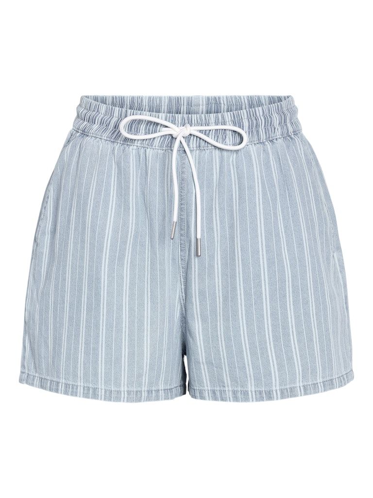 NMKATRI MW ELASTIC BAND SHORTS BS006LB Medium Blue Denim