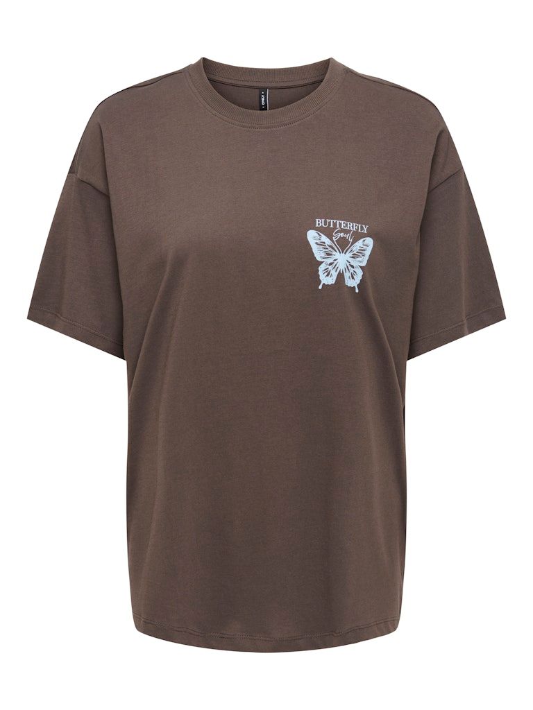 ONLVIVVI S/S LOVELY TOP JRS Bracken/Butterfly