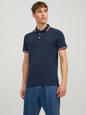 JJEPAULOS POLO SS NOOS Navy Blazer/SLIM FIT