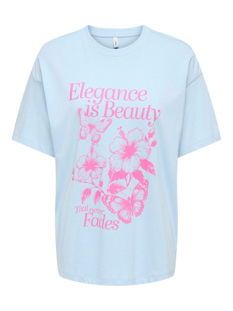 ONLVIVVI S/S LOVELY TOP JRS Cashmere Blue/Elegan
