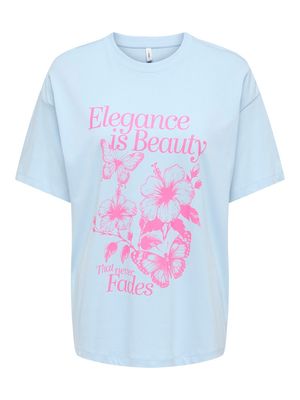 ONLVIVVI S/S LOVELY TOP JRS Cashmere Blue/Elegan