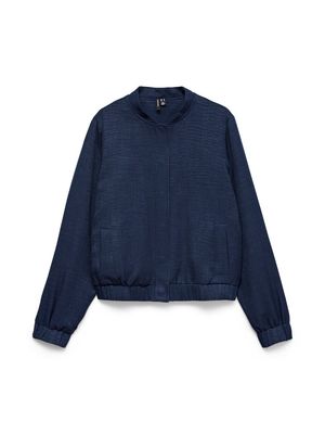 VMMELANEY LS BOMBER EXP Navy Blazer