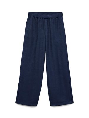 VMMELANEY LS STRAIGH PANT TLR EXP Navy Blazer