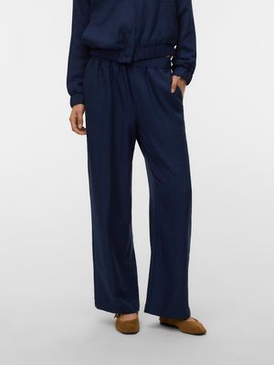 VMMELANEY LS STRAIGH PANT TLR EXP Navy Blazer