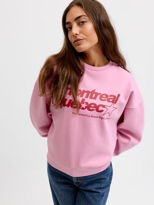 JXMERLE RLX SHORT LS CREW SWT LN Orchid Smoke/MONTREA