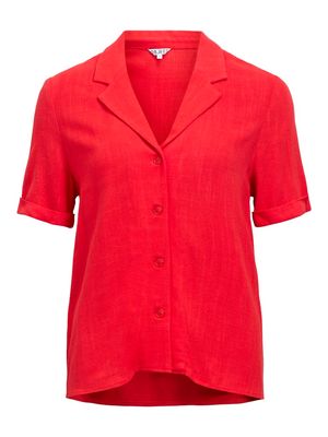 OBJSANNE S/S RE SHIRT NOOS Poinsettia