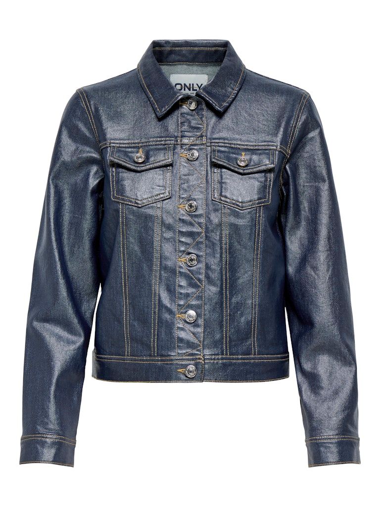 ONLCITA L/S COATED JACKET CC PNT Night Sky/W CONTRAST