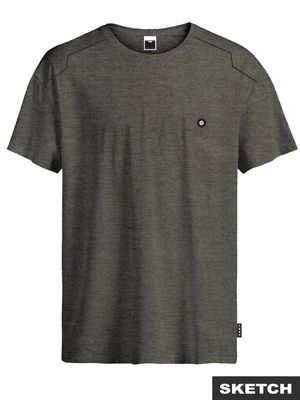 JCOPUFFER TEE SS CREW NECK SMU Peat/Melange