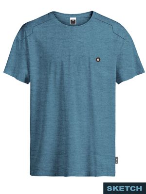 JCOPUFFER TEE SS CREW NECK SMU Orion Blue/Melange