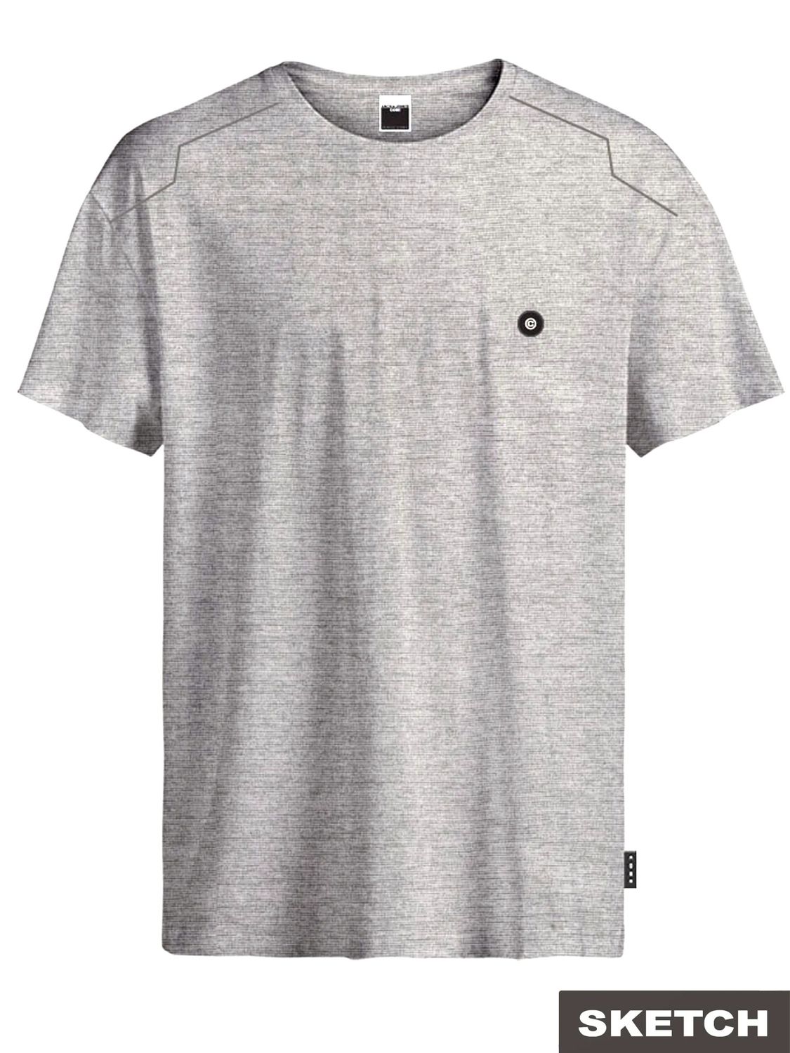 JCOPUFFER TEE SS CREW NECK SMU Dove-Melange