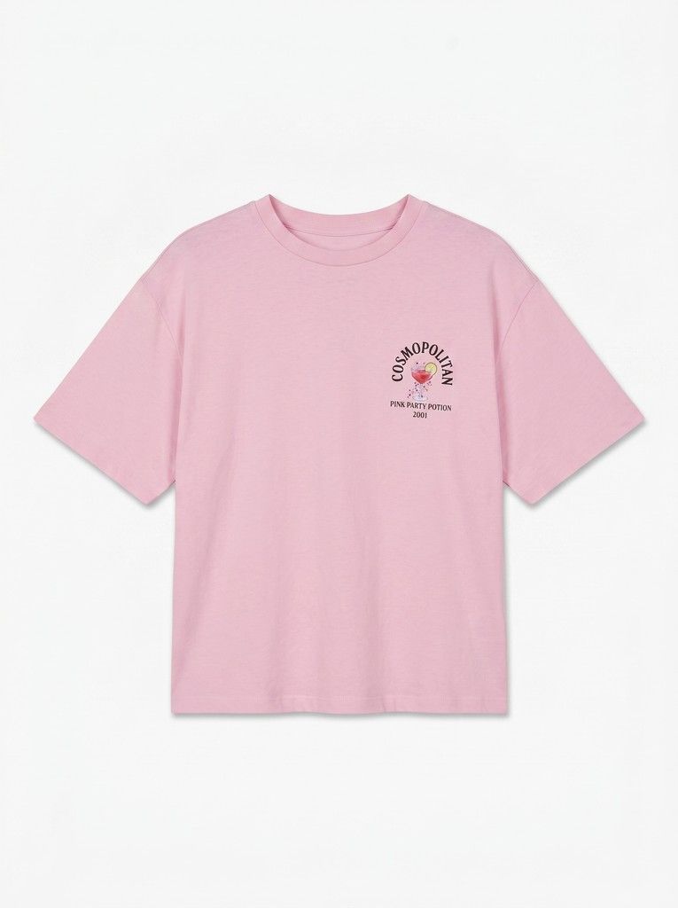 VMPAULINA THEA SS T-SHIRT JRS NOOS Roseate Spoonbill-COSMOPOLITAN