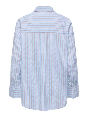 ONLOREGON ALVA LS REG SHIRT NOOS WVN Dusty Blue/FIG
