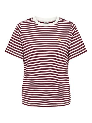 JDYPISA LIFE S/S PRINT TOP JRS NOOS Cloud Dancer-NW STR WINDSORW