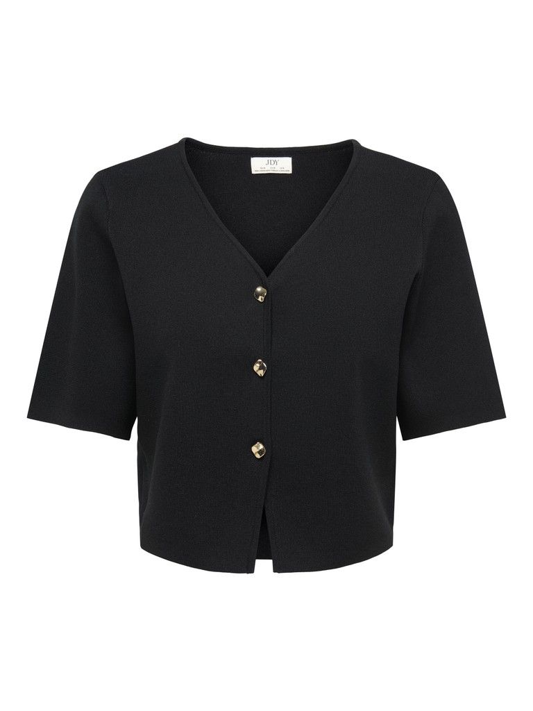 JDYASTRA 3/4 V-NECK BUTTON CARDIGAN KNT Black