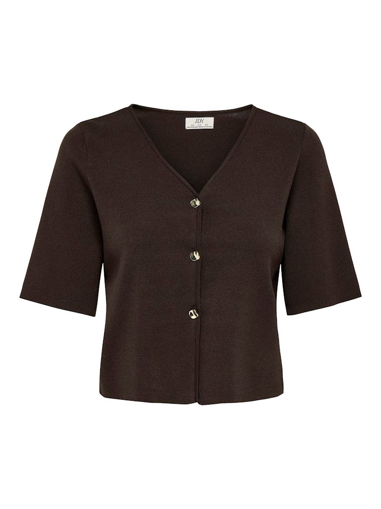 JDYASTRA 3/4 V-NECK BUTTON CARDIGAN KNT Coffee Bean