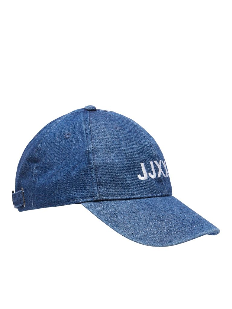 JXBASIC BIG LOGO BASEBALL DENIM CAP NOOS Dark Blue Denim//Big