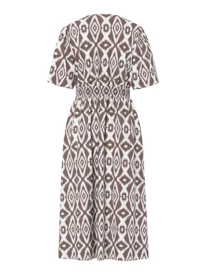 PCTALA SS MIDI DRESS NOOS BC Cloud Dancer/TRIBLE