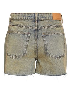 NMHOLLY MID RISE LOOSE STUDDED SHORTS LB Light Blue Denim