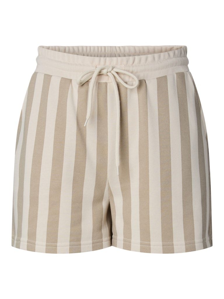 PCCHILLI SUMMER SHORTS STRIPE UB NOOS BC Crockery/NEW CLOUD D