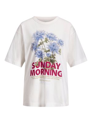 JXSANDRA LOOSE SS TEE JRS Cloud Dancer/SUNDAY