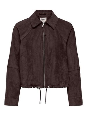 ONLLIXA L/S FAUX SUEDE JACKET CC PNT Chocolate Torte