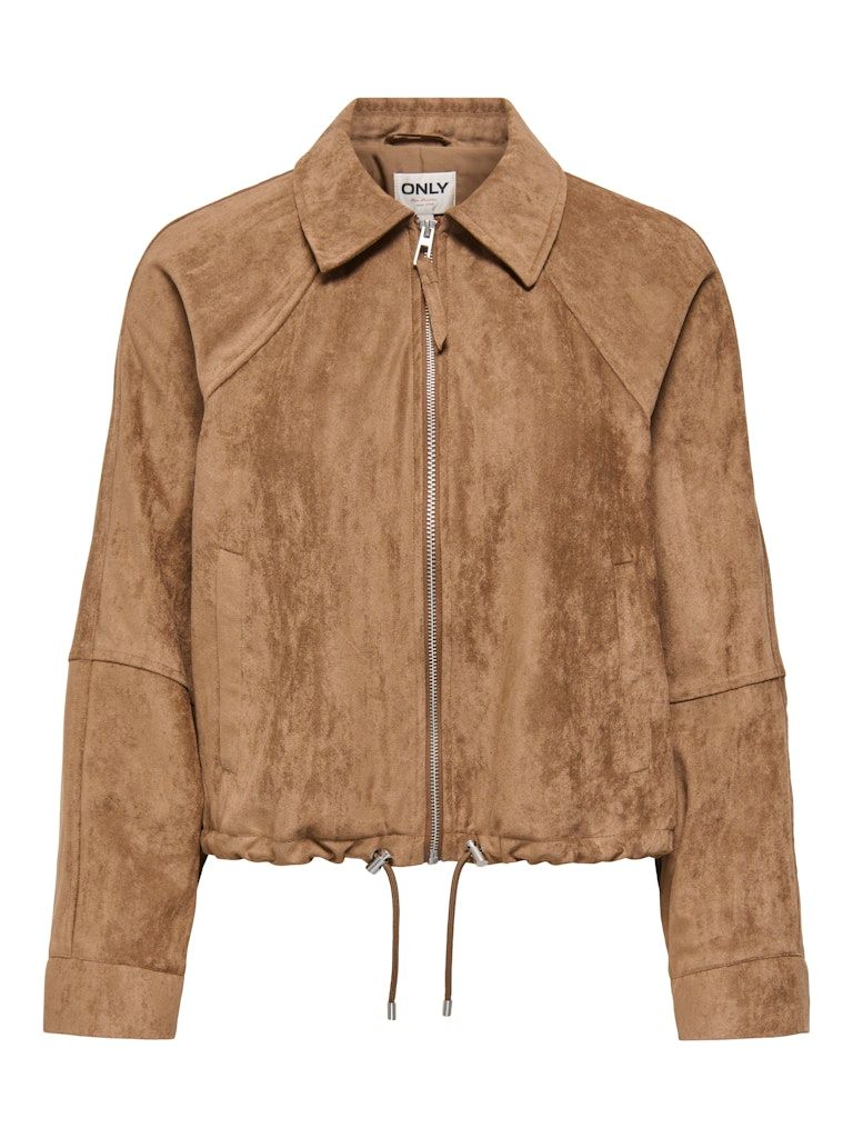 ONLLIXA L/S FAUX SUEDE JACKET CC PNT Bison