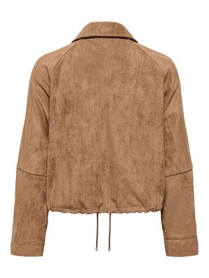 ONLLIXA L/S FAUX SUEDE JACKET CC PNT Bison