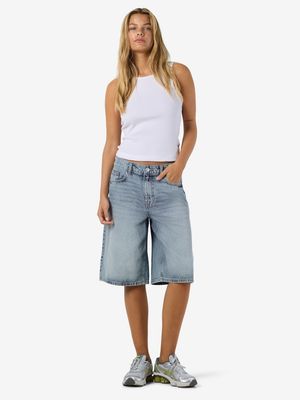 NMMINDIE NW BERMUDA SHORTS AZ411LB NOOS Light Blue Denim