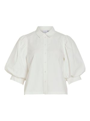VIREALU 2/4 COLLAR SHIRT Snow White