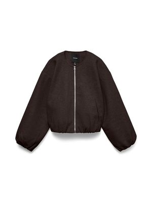 VMCHLOE LS BOMBER JACKET NOOS Chocolate Torte-MELANGE