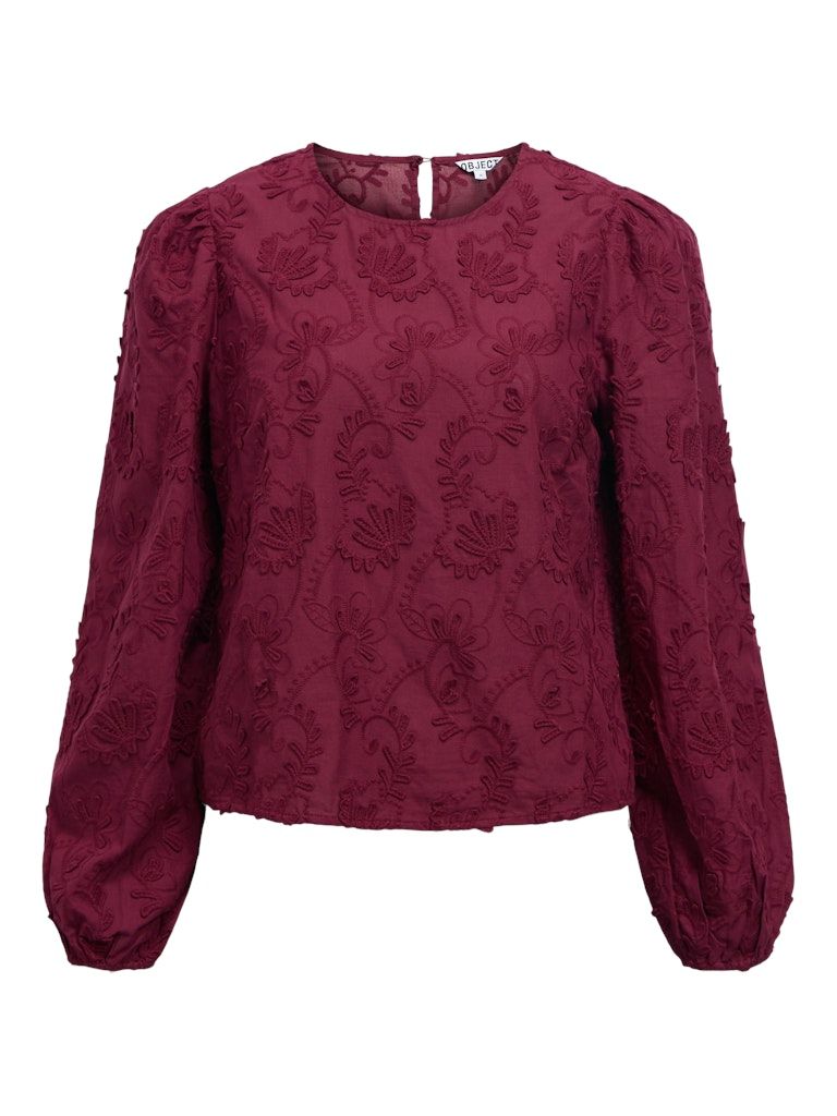 OBJMYA RE L/S TOP NOOS Windsor Wine