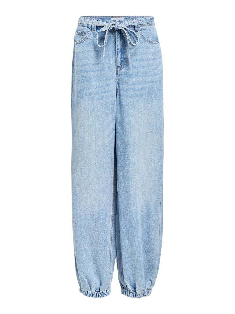 OBJLARA MW JOGGER PANT NOOS Light Blue Denim