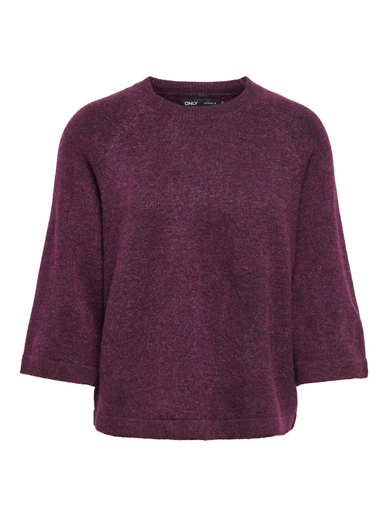 ONLSIMONI 3/4 PULLOVER KNT NOOS Mauve Wine/MELANGE