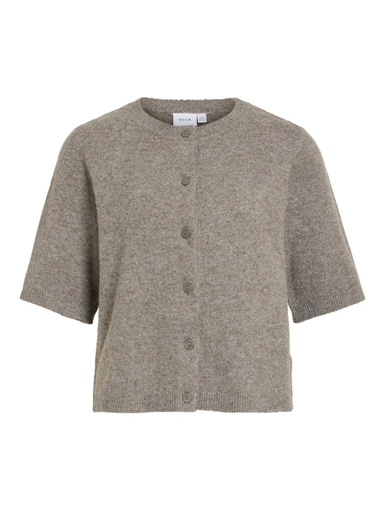 VILIGA 2/4 O-NECK KNIT CARDIGAN - NOOS Falcon/MELANGE