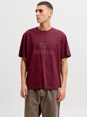 JORFREDERIKSBERG MONOGRAM TEE SS CN SN Chocolate Truffle