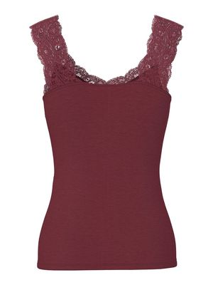 PCBARBERA LACE TOP JRS NOOS BC Tawny Port