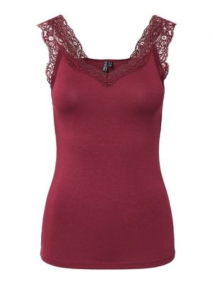 PCBARBERA LACE TOP JRS NOOS BC Tawny Port